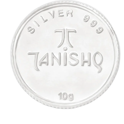 Tanishq Silver Coin, , hi-res thumbnail 0