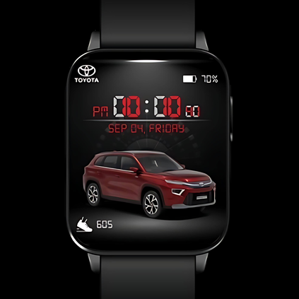 Fastrack Smart Watch Customized for Toyota Urban Cruiser Hyryder, , hi-res thumbnail 0