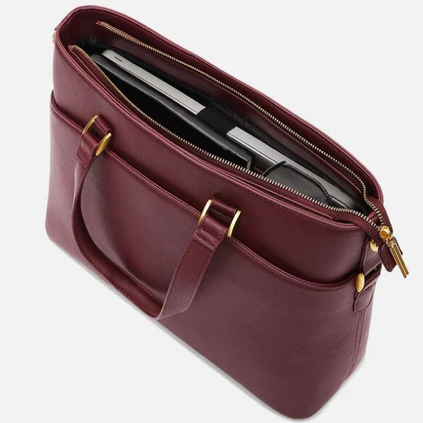 IRTH Noa Dark Cherry Work Bag, , hi-res thumbnail 2