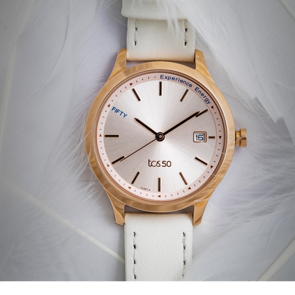 Titan Analog Pair Watches Customized for 50 years of Tata            Consultancy Services, , hi-res thumbnail 2