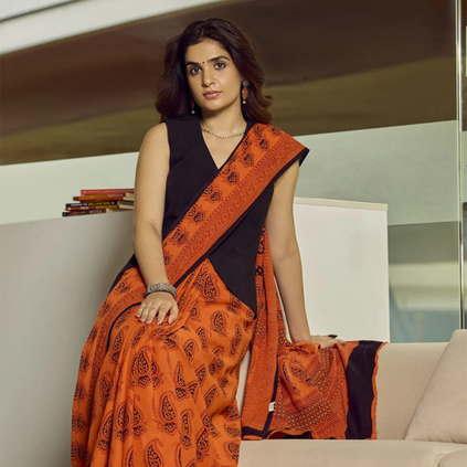 Taneira Pure Cotton Bagh Printed Saree, , hi-res thumbnail 1