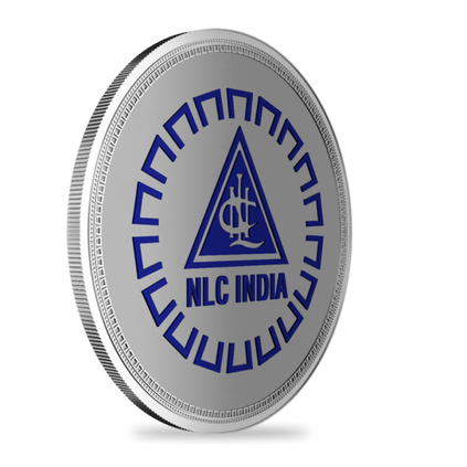 100-gram Tanishq Custom Silver Coin for NLC India, , hi-res thumbnail 2