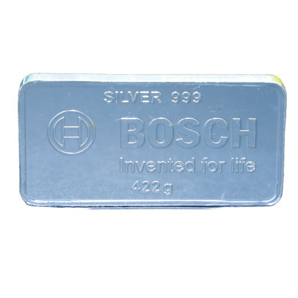 422 gram Custom Silver Bar for Bosch, , hi-res thumbnail 0