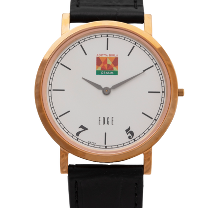 Titan Edge Slim Watch Customized for 75 years of Aditya            Birla &ndash; Grasim, , hi-res thumbnail 1
