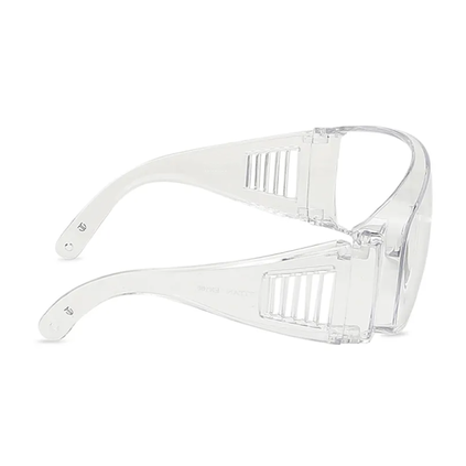 Transparent Oval Rimmed Safety Glasses, , hi-res thumbnail 1