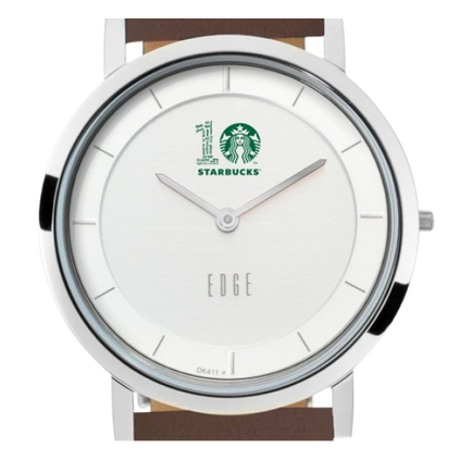 Titan Edge Slim Watch Customized for 10 years of Starbucks, , hi-res thumbnail 1