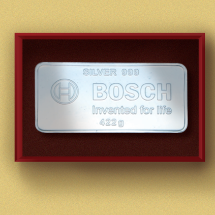 422 gram Custom Silver Bar for Bosch, , hi-res thumbnail 3